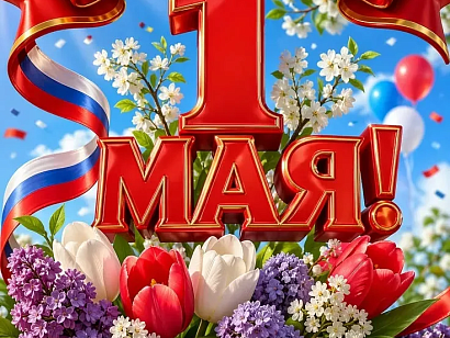 С праздником 1 Мая!